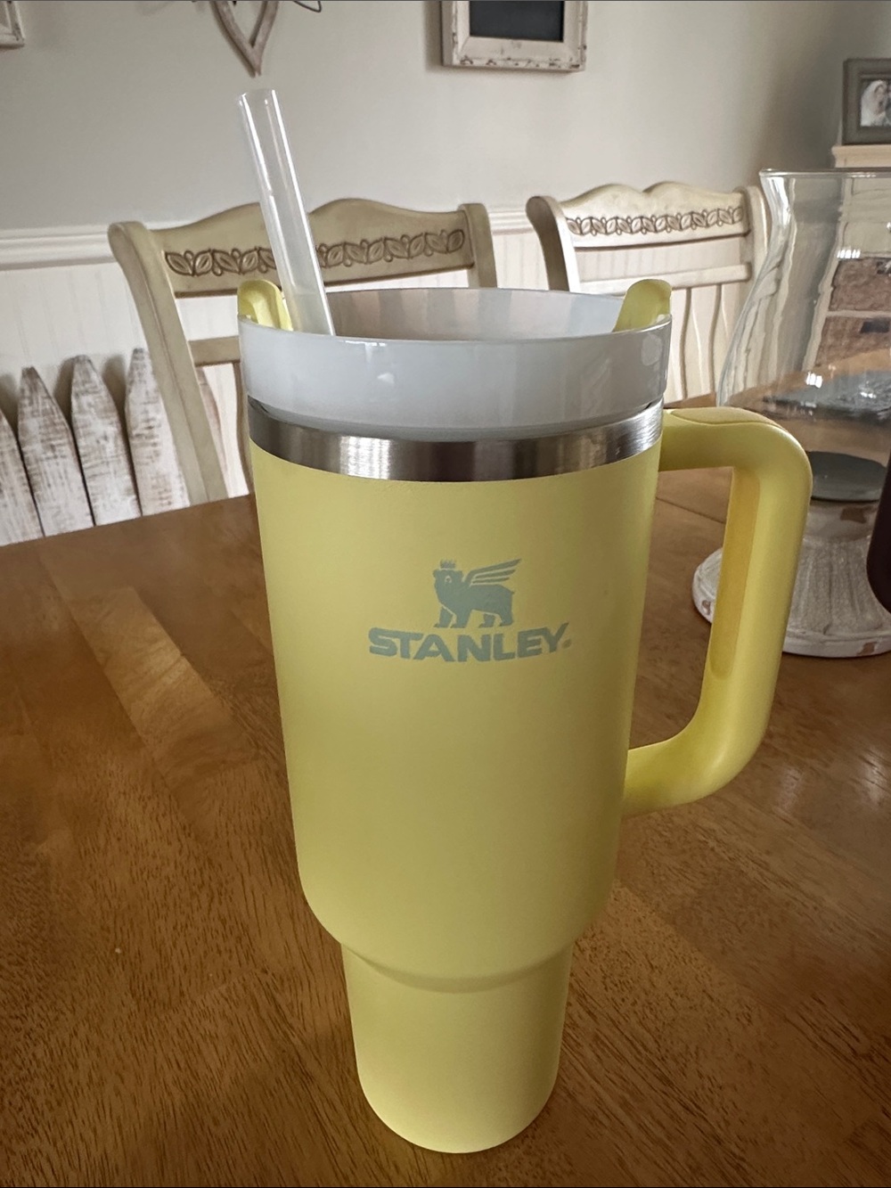 Stanley H2O 40 oz USED tumbler Pomelo